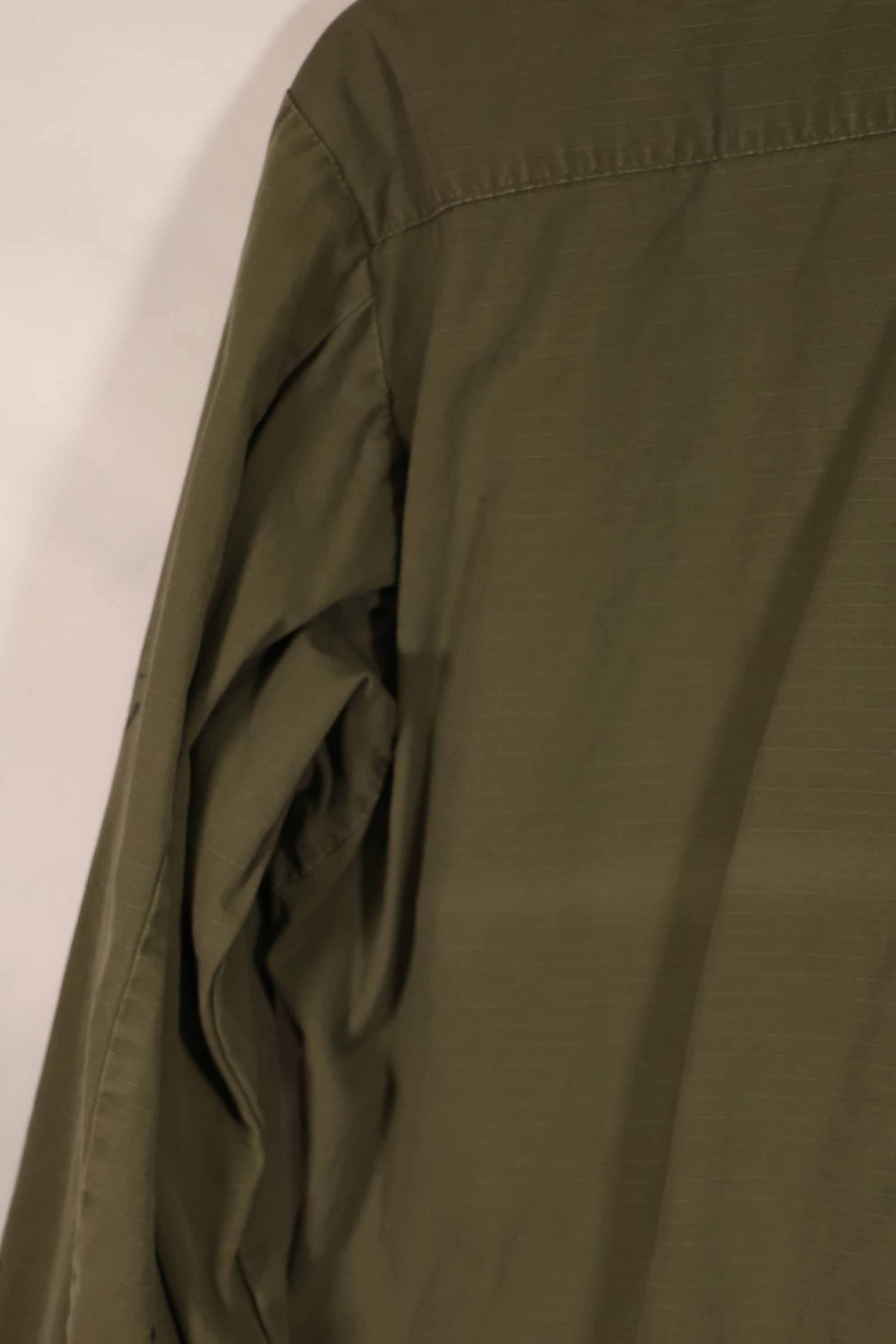 実物 1970年製 4th Model ジャングルファティーグ ジャケット M-R 袖汚れあり 中古品