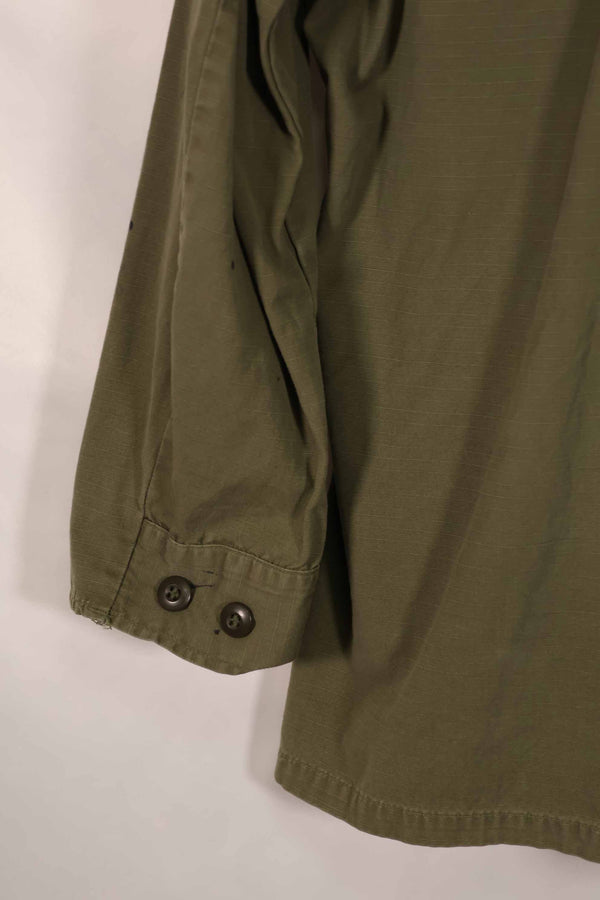 実物 1970年製 4th Model ジャングルファティーグ ジャケット M-R 袖汚れあり 中古品