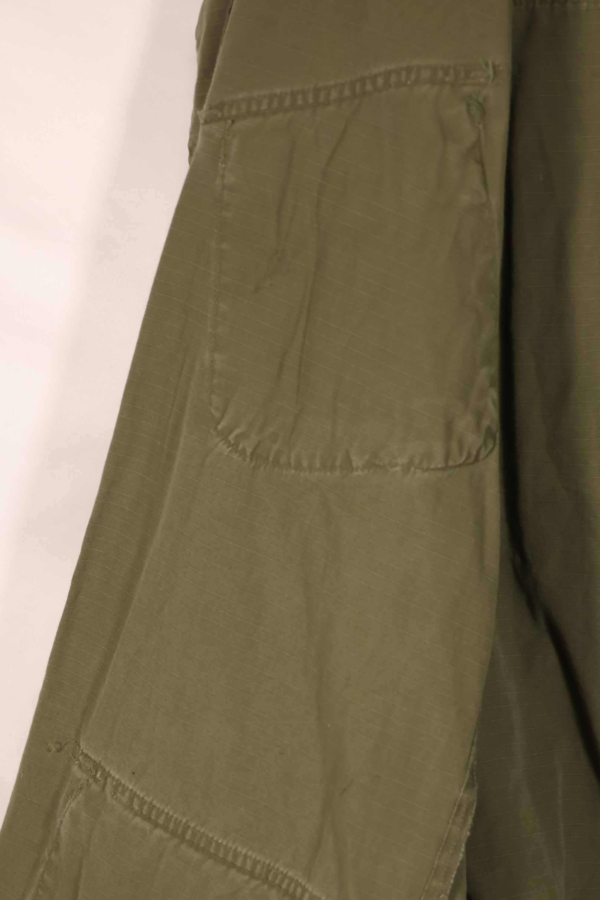 実物 1970年製 4th Model ジャングルファティーグ ジャケット M-R 袖汚れあり 中古品