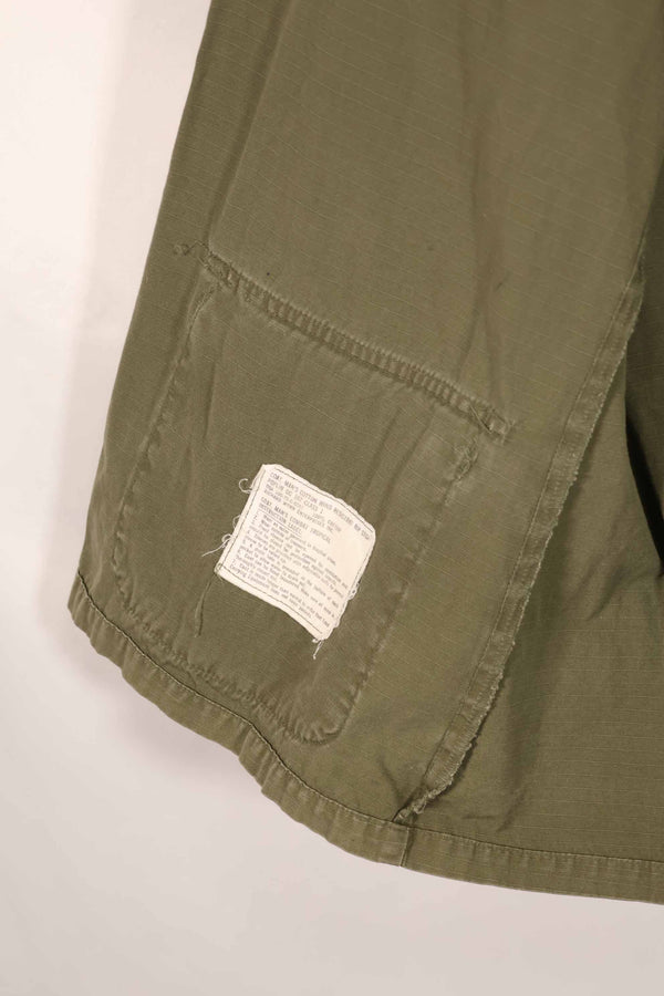 実物 1970年製 4th Model ジャングルファティーグ ジャケット M-R 袖汚れあり 中古品