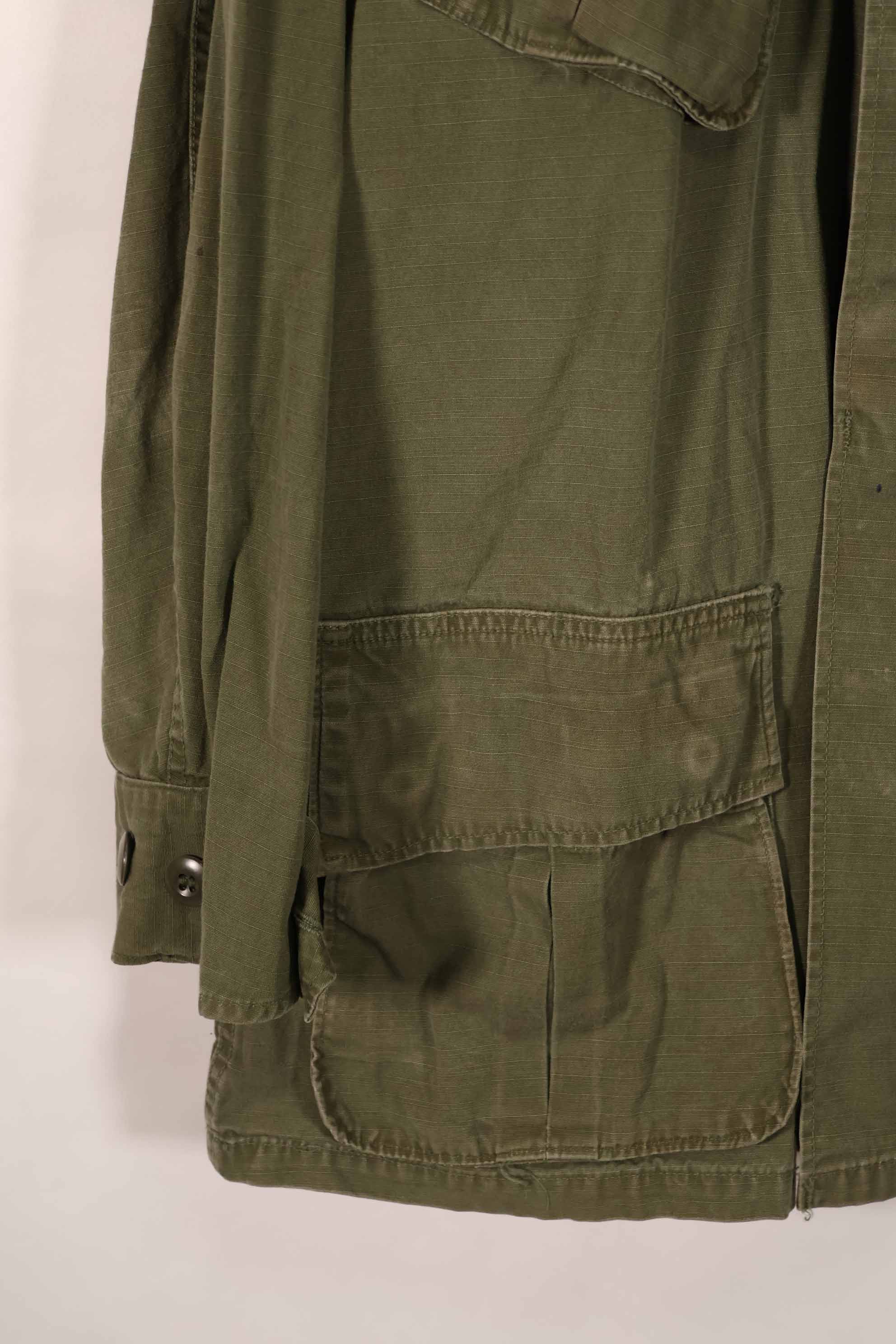 実物 1969年製 4th Model ジャングルファティーグ ジャケット M-R 25歩兵師団パッチ付き 中古品