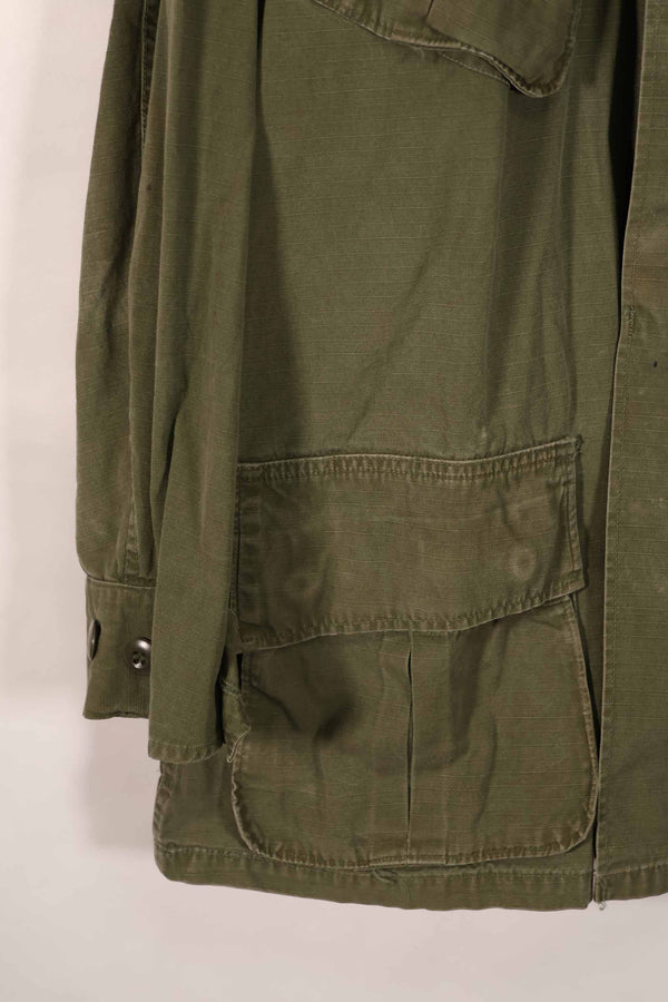 実物 1969年製 4th Model ジャングルファティーグ ジャケット M-R 25歩兵師団パッチ付き 中古品