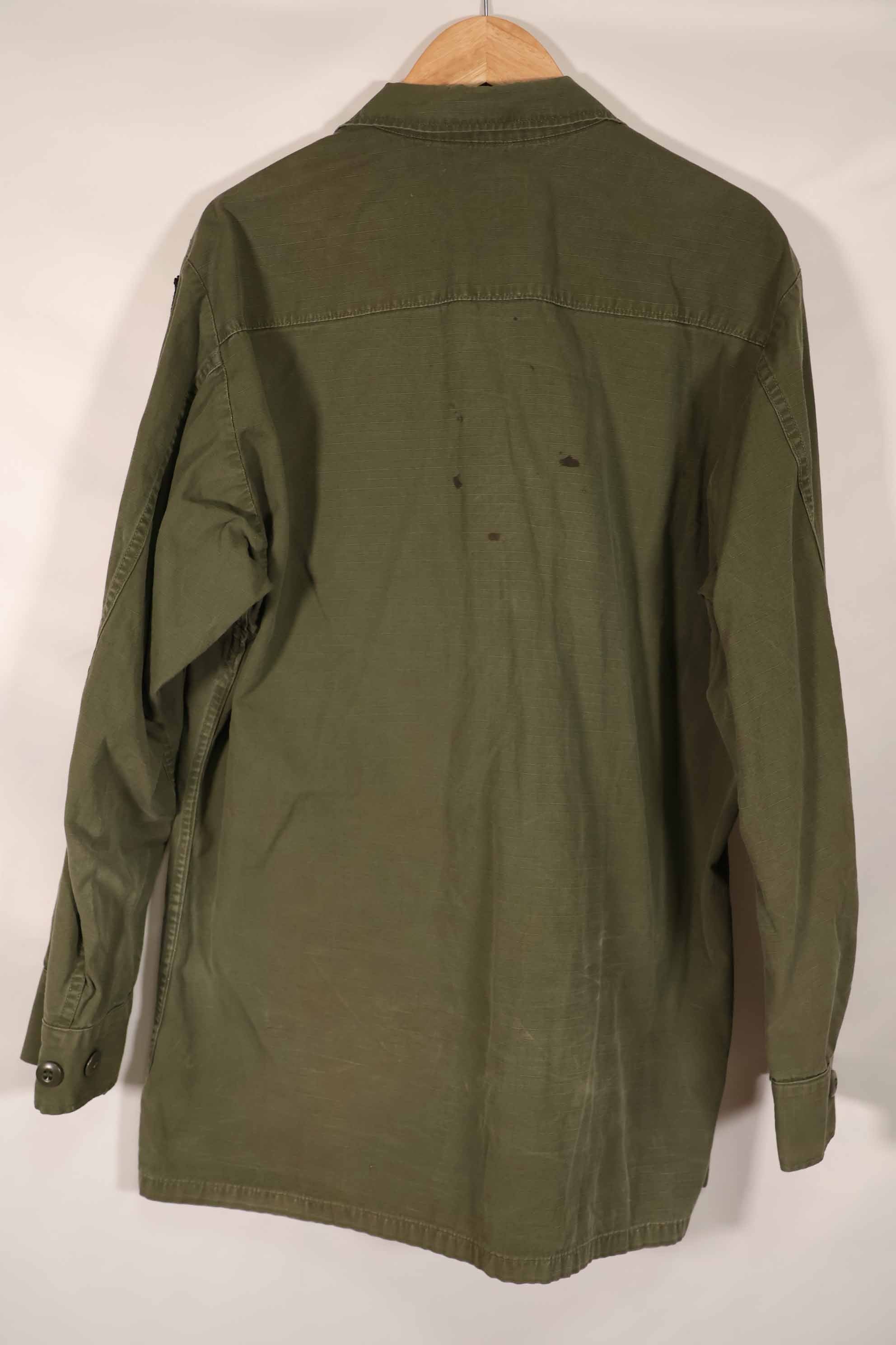 実物 1969年製 4th Model ジャングルファティーグ ジャケット M-R 25歩兵師団パッチ付き 中古品