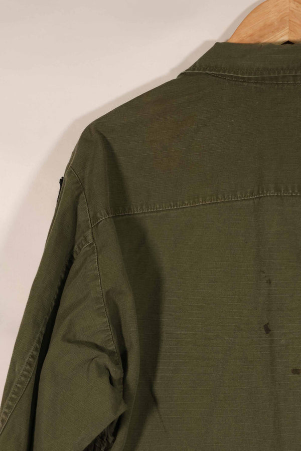 実物 1969年製 4th Model ジャングルファティーグ ジャケット M-R 25歩兵師団パッチ付き 中古品