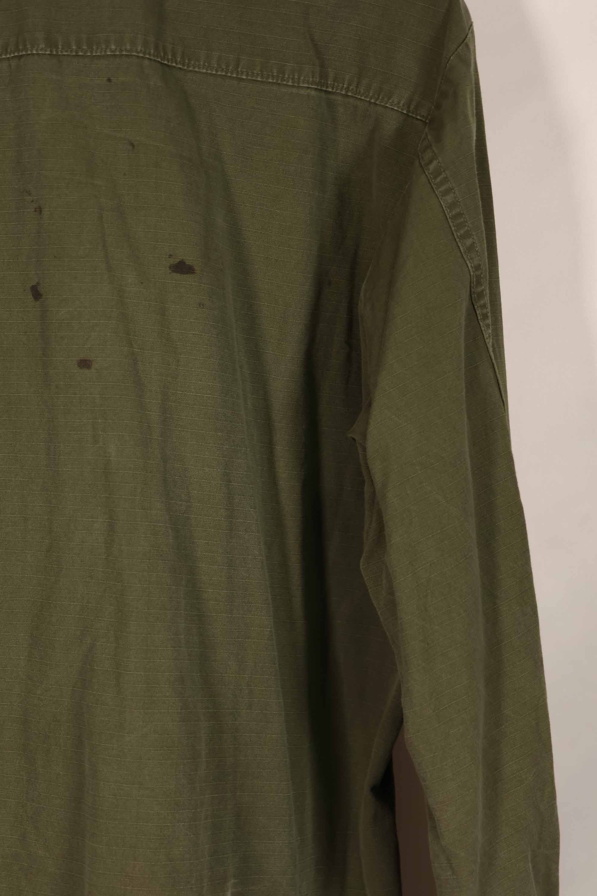 実物 1969年製 4th Model ジャングルファティーグ ジャケット M-R 25歩兵師団パッチ付き 中古品