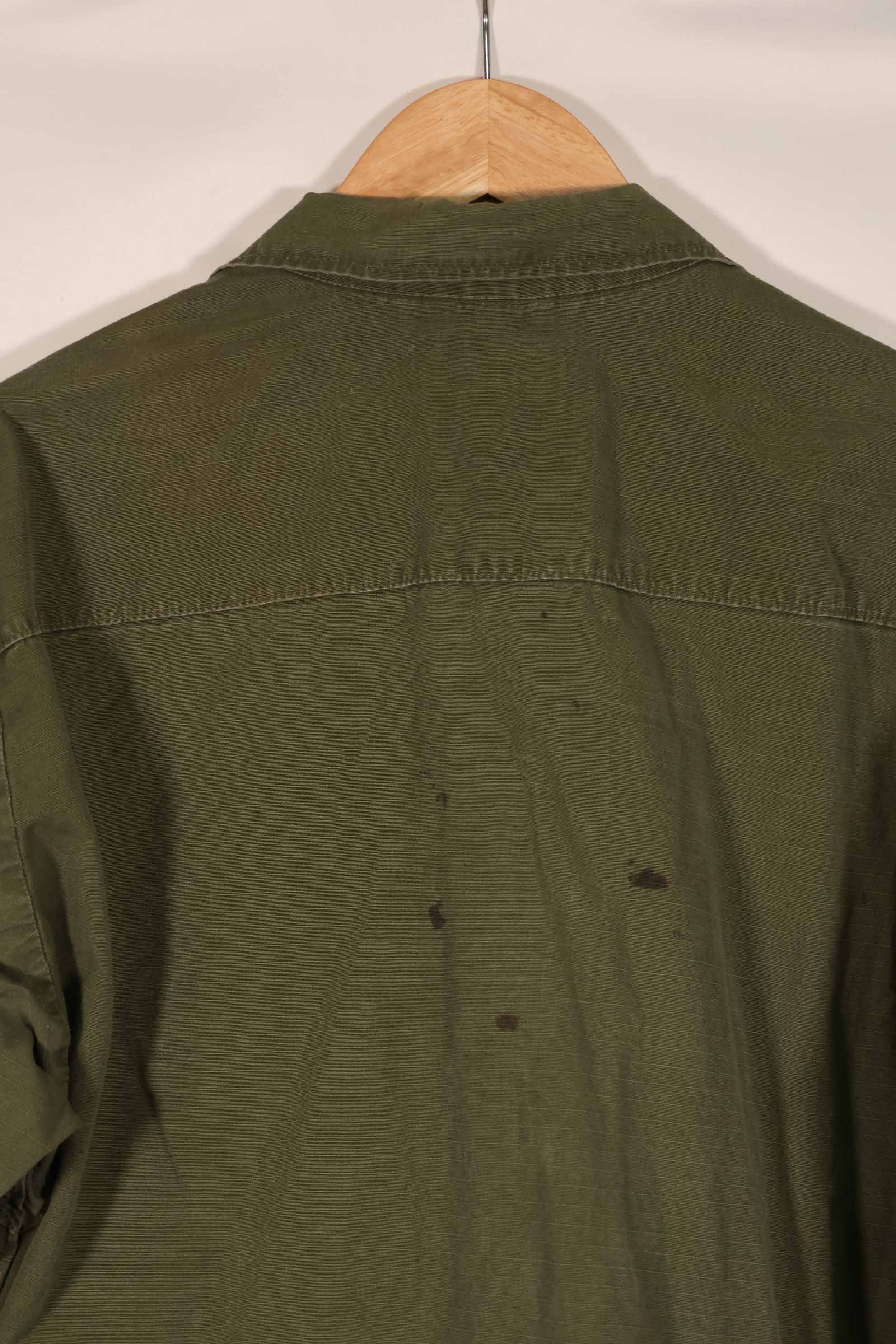 実物 1969年製 4th Model ジャングルファティーグ ジャケット M-R 25歩兵師団パッチ付き 中古品