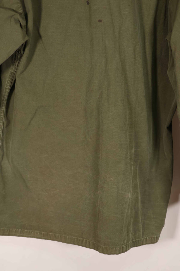 実物 1969年製 4th Model ジャングルファティーグ ジャケット M-R 25歩兵師団パッチ付き 中古品