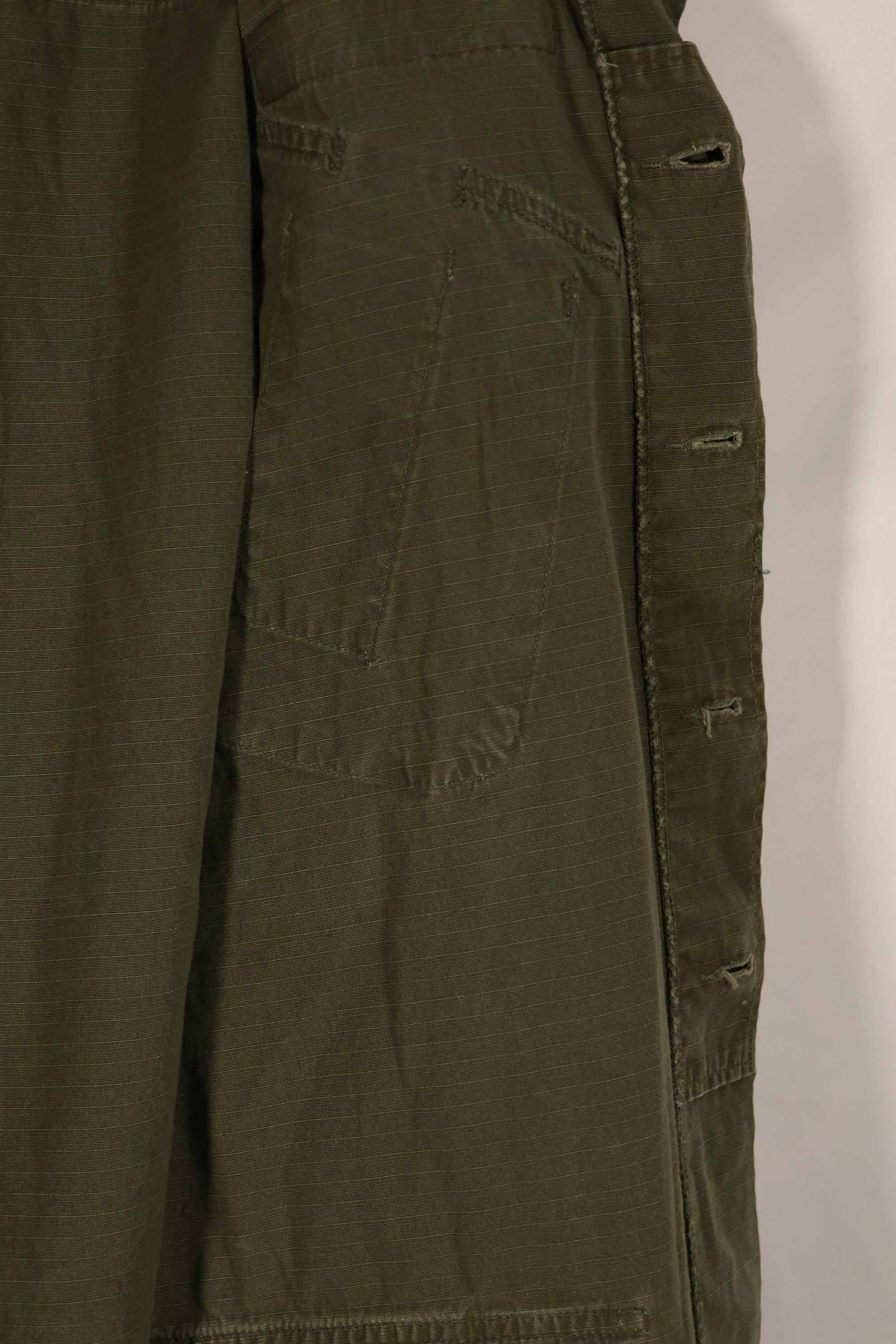 実物 1969年製 4th Model ジャングルファティーグ ジャケット M-R 25歩兵師団パッチ付き 中古品