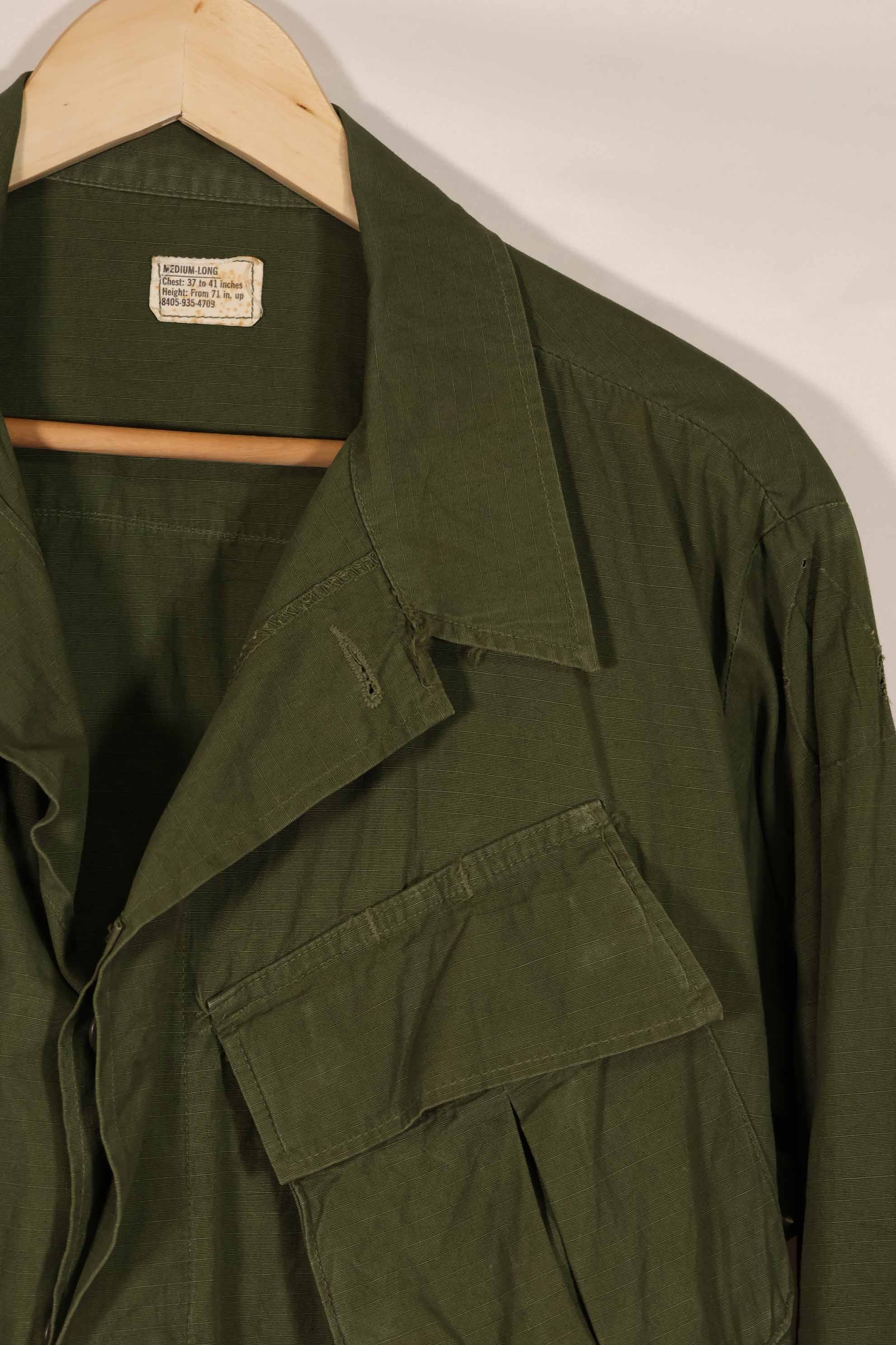 実物 1968年製 4th Model ジャングルファティーグ ジャケット M-L 中古品