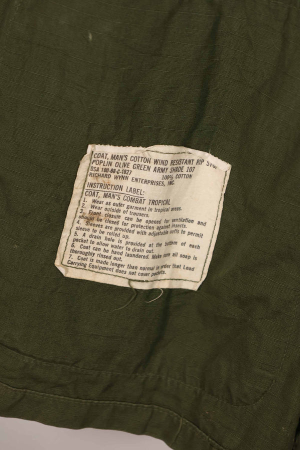実物 1968年製 4th Model ジャングルファティーグ ジャケット M-L 中古品