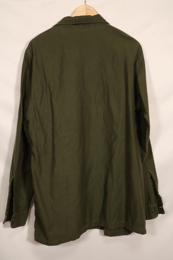 1967年契約 17 1/2 × 36 USMC アメリカ海兵隊 OG-107 ユーティリティシャツ 中古品 大きめサイズ