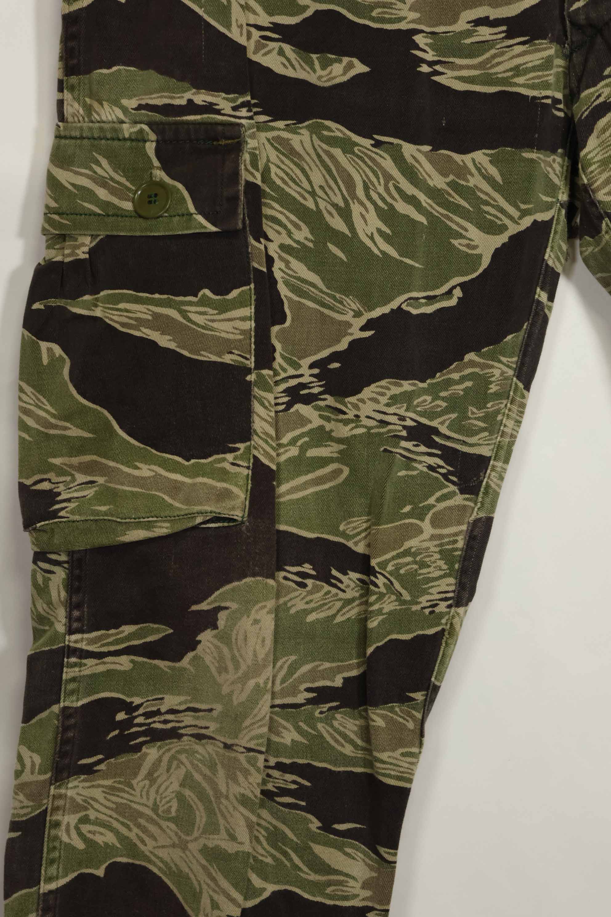 1960年代 沖縄タイガー タイガーストライプ パンツ USカット 大きめパンツ 中古品