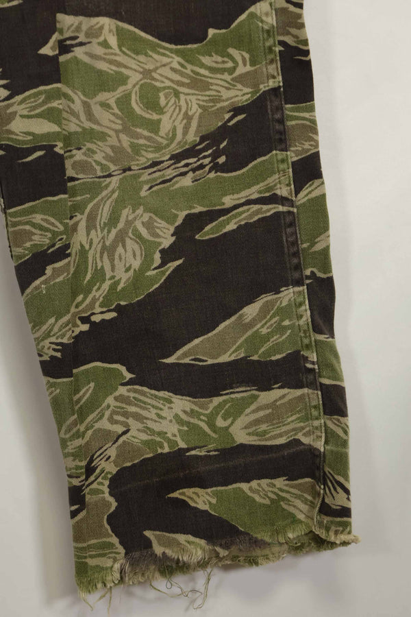 1960年代 沖縄タイガー タイガーストライプ パンツ USカット 大きめパンツ 中古品
