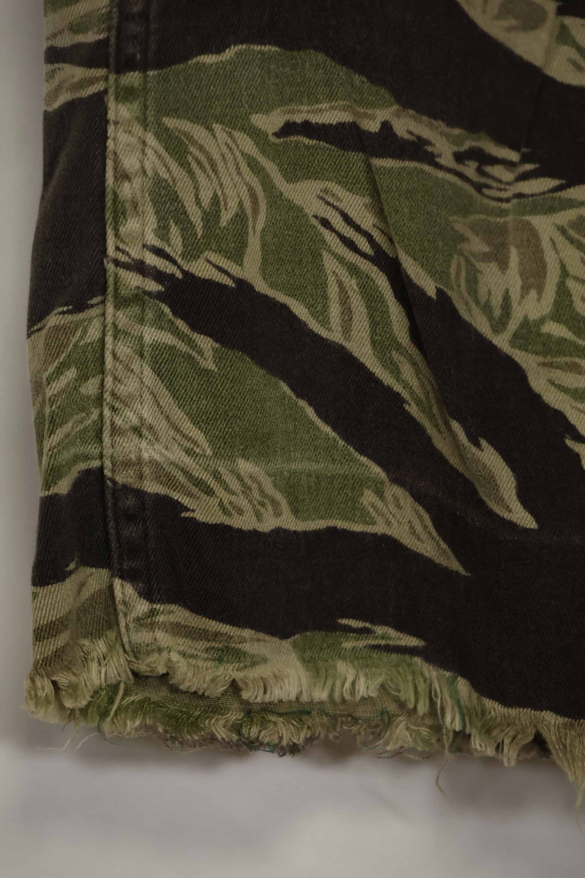 1960年代 沖縄タイガー タイガーストライプ パンツ USカット 大きめパンツ 中古品