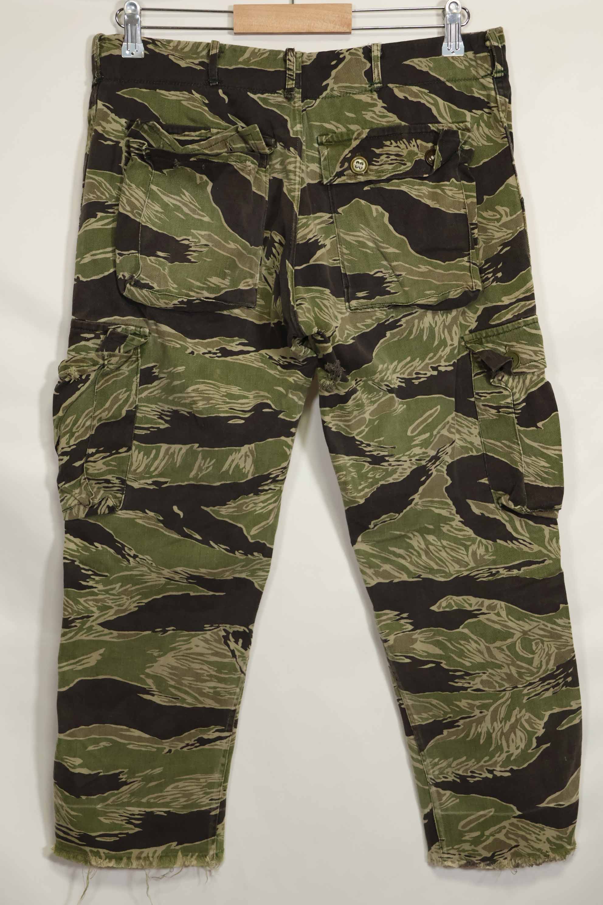1960年代 沖縄タイガー タイガーストライプ パンツ USカット 大きめパンツ 中古品