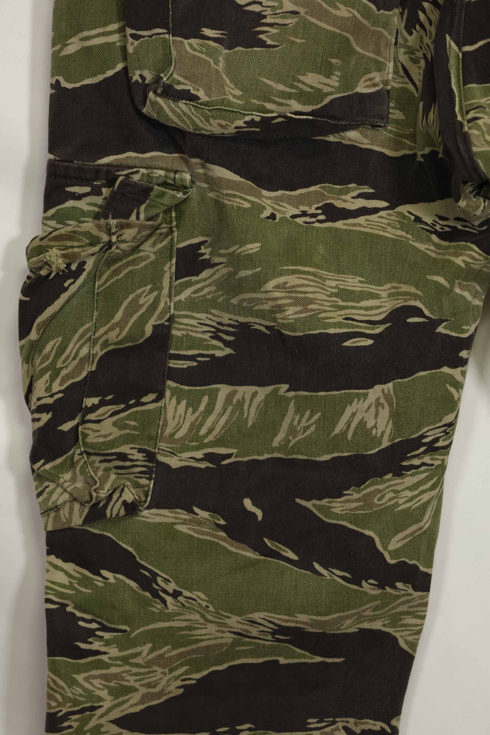 1960年代 沖縄タイガー タイガーストライプ パンツ USカット 大きめパンツ 中古品