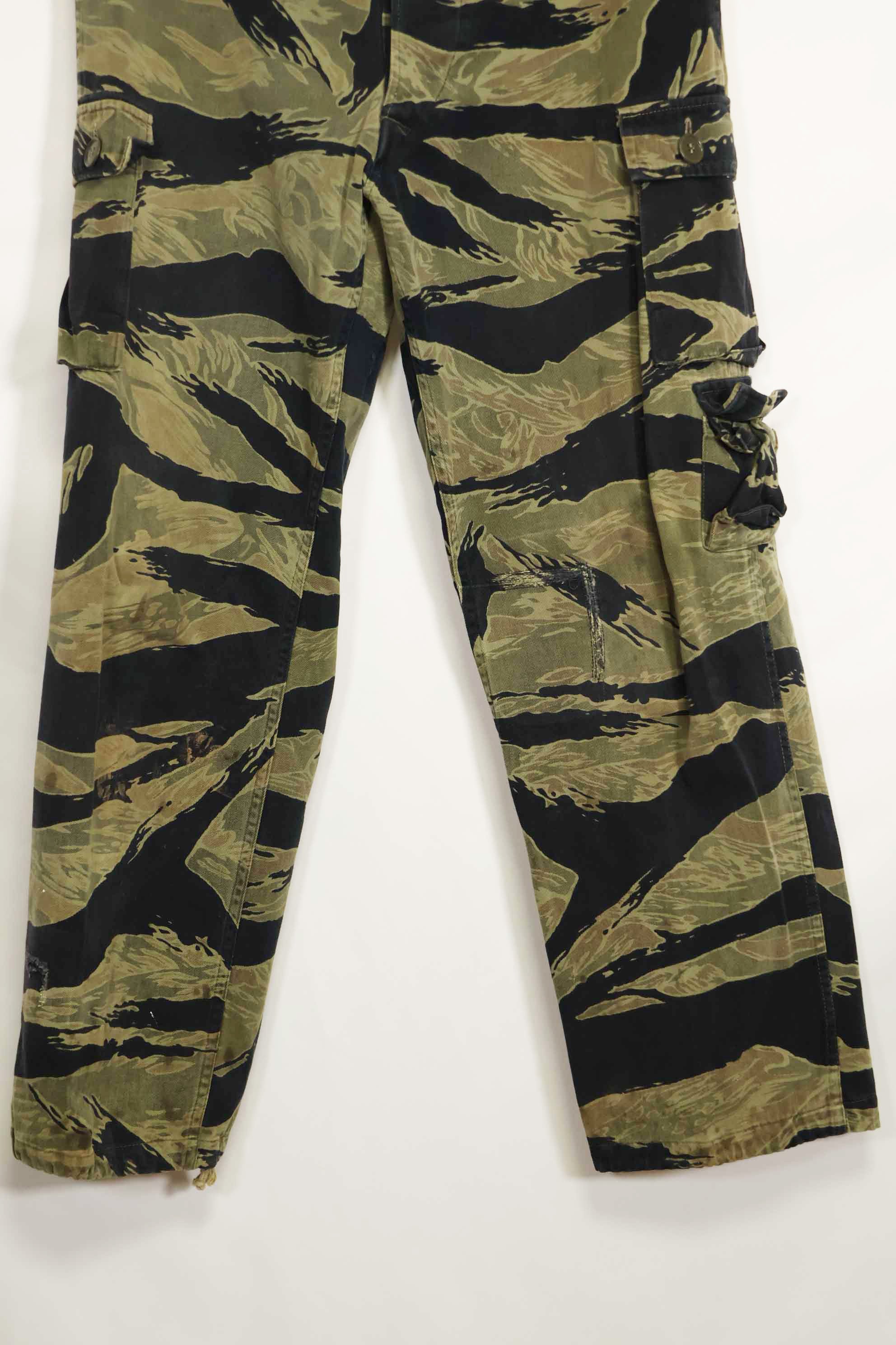 1960年代 ファットタイガー タイガーストライプ パンツ Asian カット 中古品