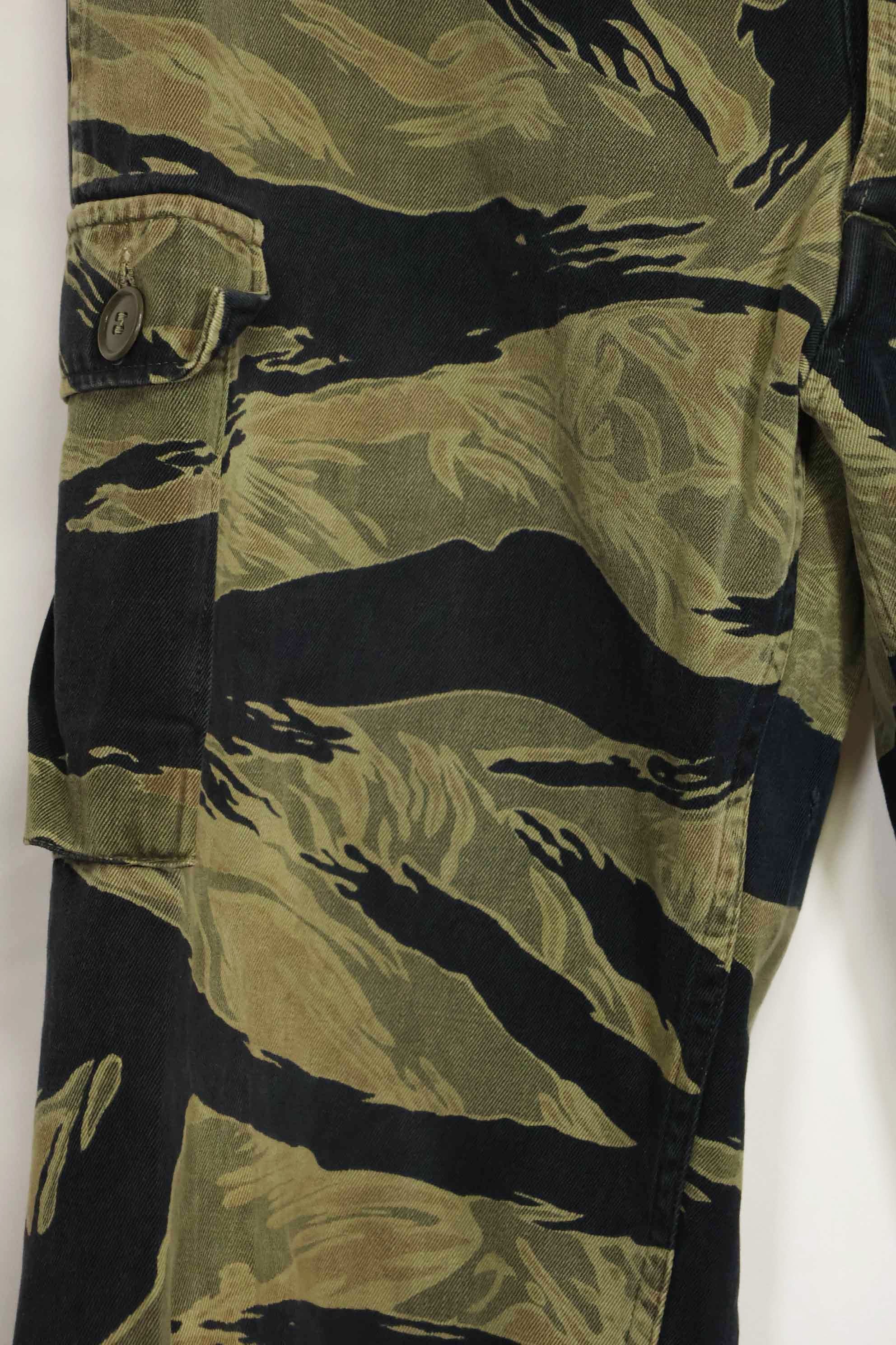 1960年代 ファットタイガー タイガーストライプ パンツ Asian カット 中古品