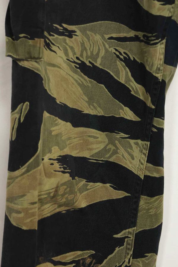 1960年代 ファットタイガー タイガーストライプ パンツ Asian カット 中古品
