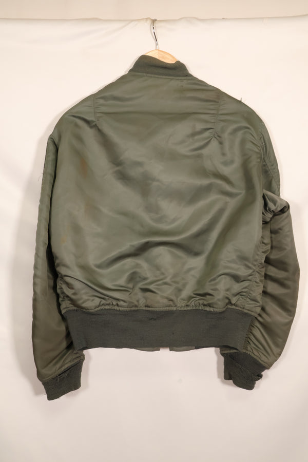 1970年契約 Medium アメリカ空軍 USAF L2-B フライトジャケット 中古品  ALPHA INDUSTRIES社製