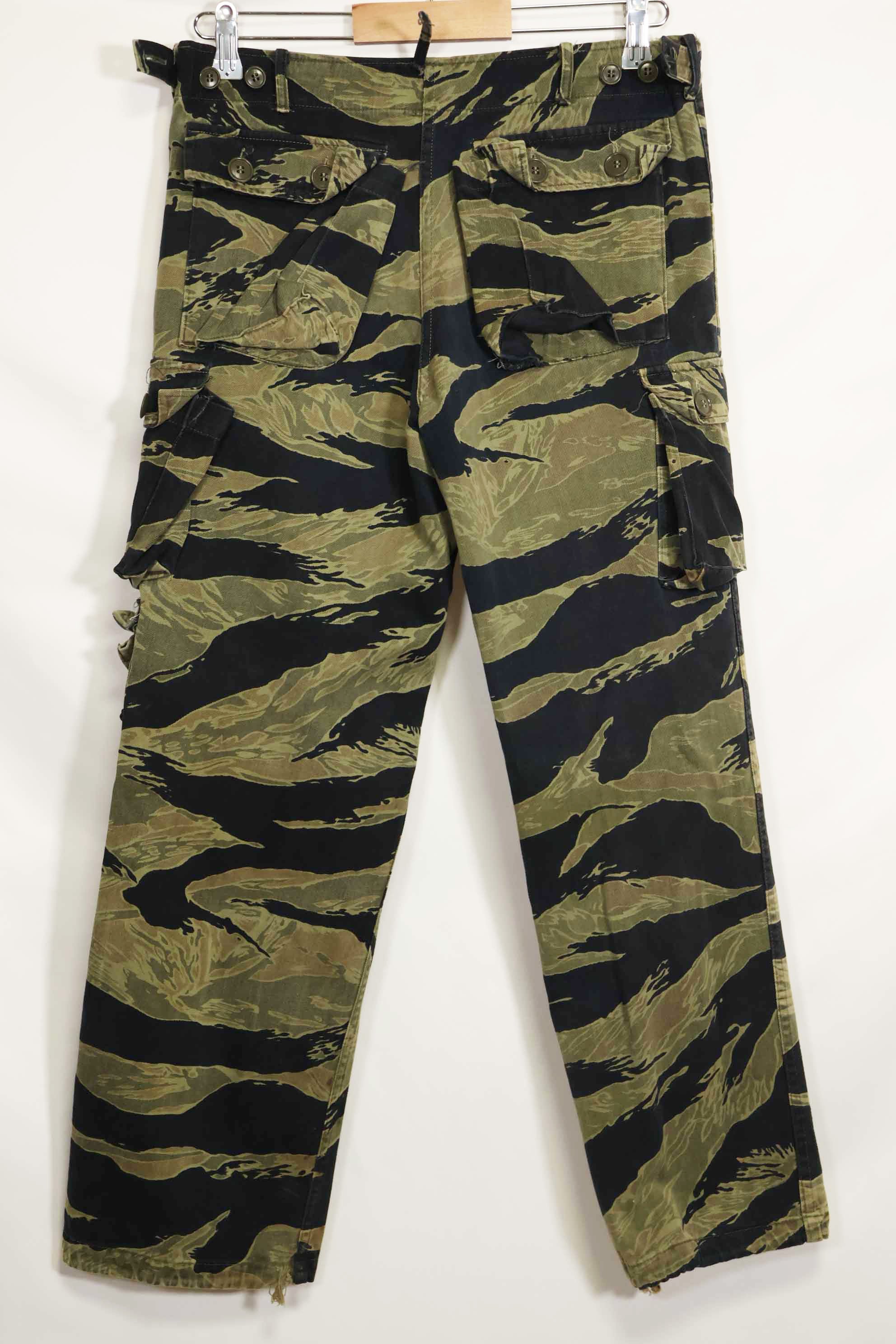 1960年代 ファットタイガー タイガーストライプ パンツ Asian カット 中古品