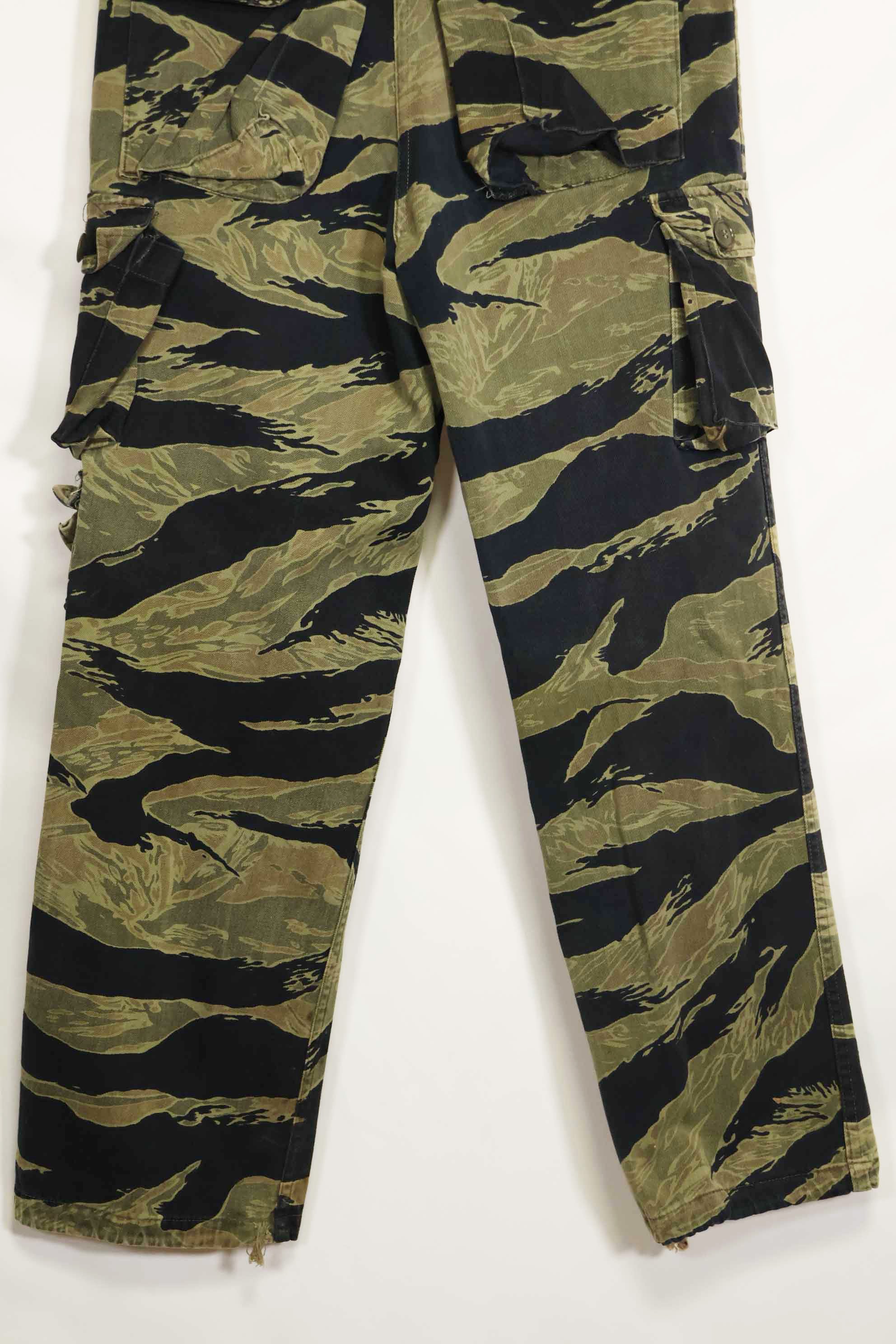 1960年代 ファットタイガー タイガーストライプ パンツ Asian カット 中古品