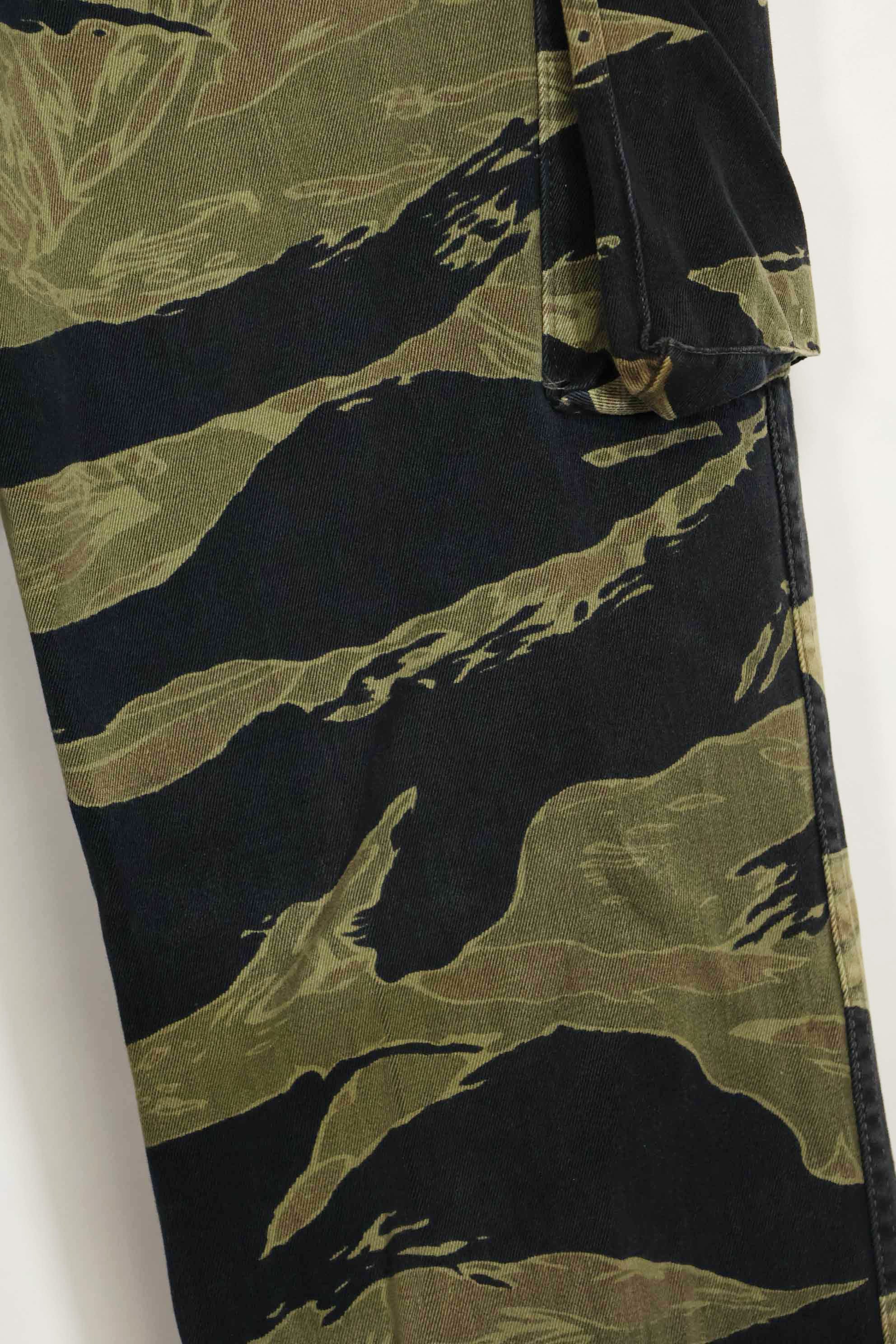 1960年代 ファットタイガー タイガーストライプ パンツ Asian カット 中古品
