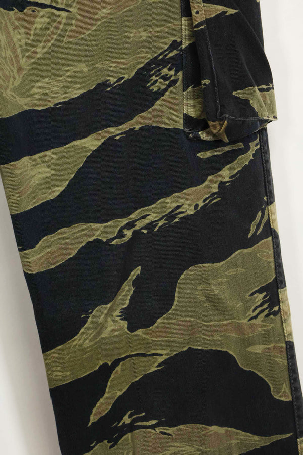 1960年代 ファットタイガー タイガーストライプ パンツ Asian カット 中古品