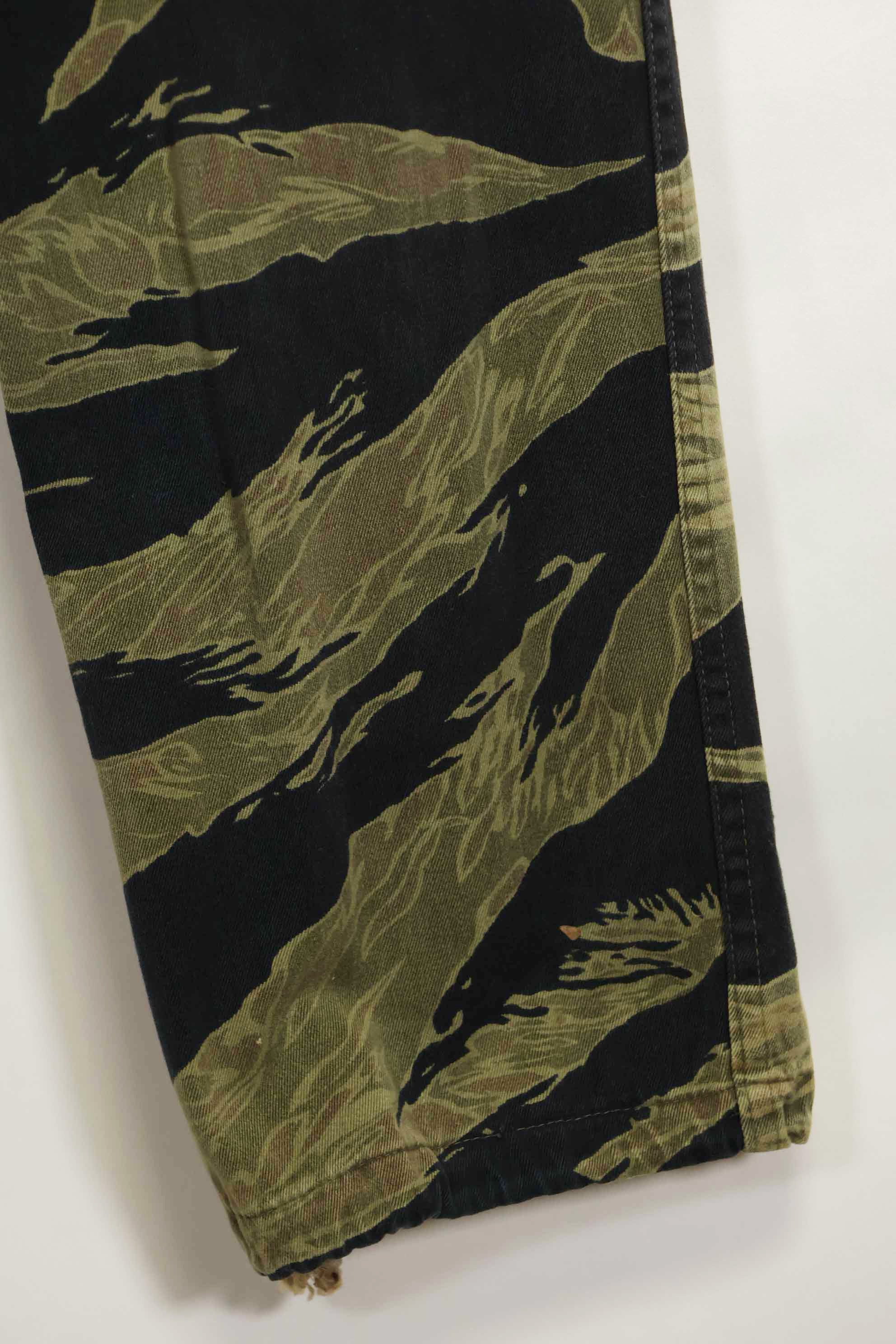 1960年代 ファットタイガー タイガーストライプ パンツ Asian カット 中古品