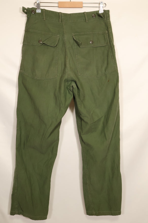 1960年代 TYPE 1 推定 MEDIUM アメリカ軍 OG-107 ユーティリティパンツ ベイカーパンツ 中古品 A