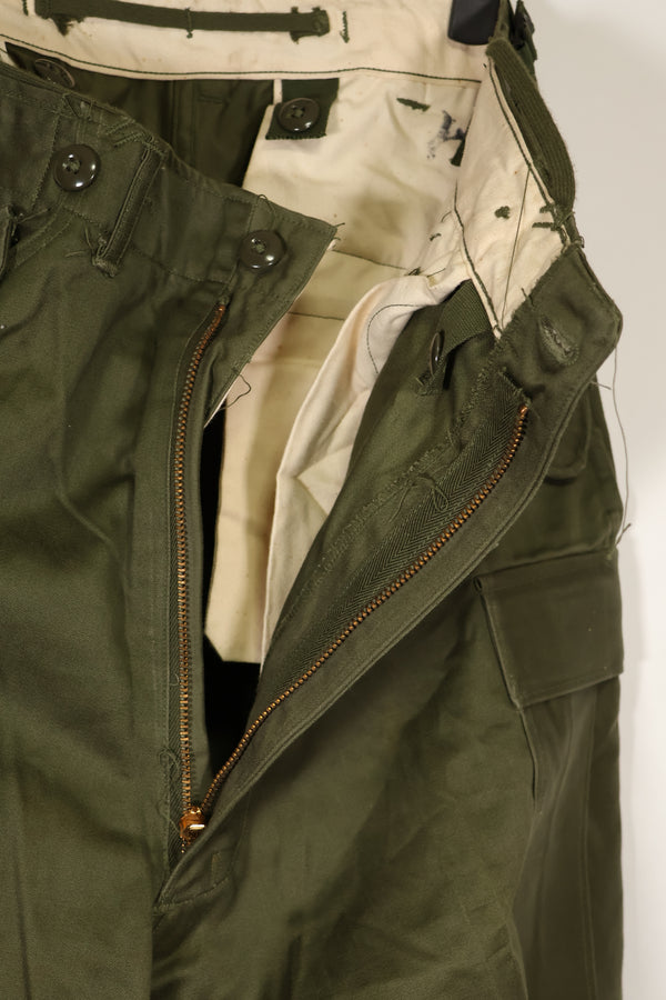 実物 1962年製 アメリカ陸軍 M51 フィールドパンツ デッドストック 未使用品 S-Lサイズ