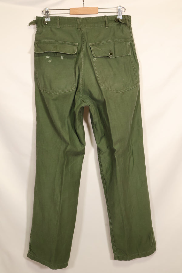 1960年代 TYPE 1 MEDIUM アメリカ軍 OG-107 ユーティリティパンツ ベイカーパンツ 中古品 B
