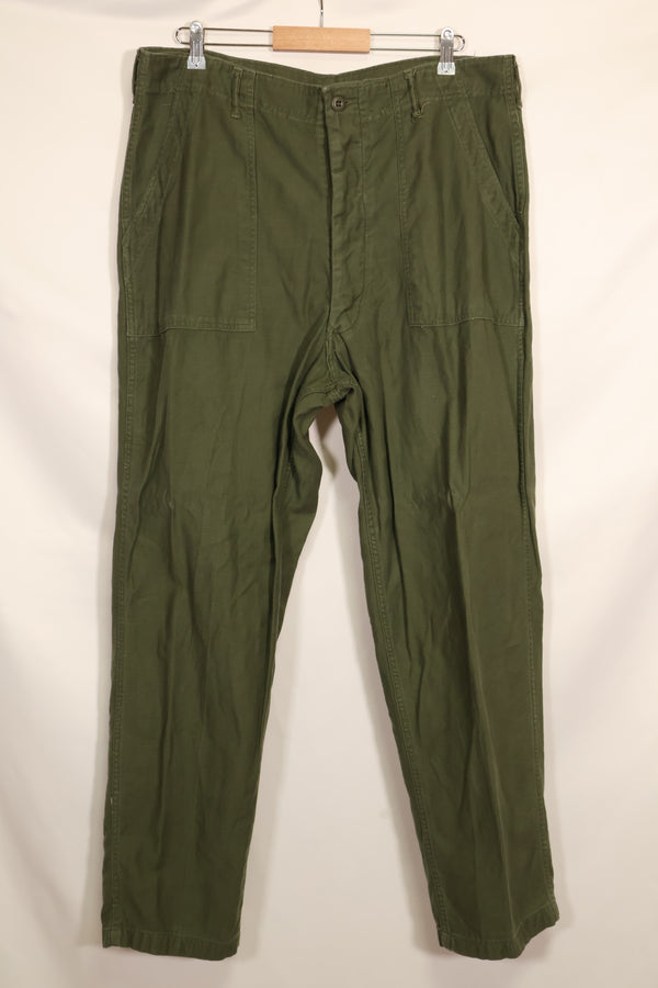 1972年会計 TYPE 3 40 x 33 アメリカ軍 OG-107 ユーティリティパンツ ベイカーパンツ 中古品