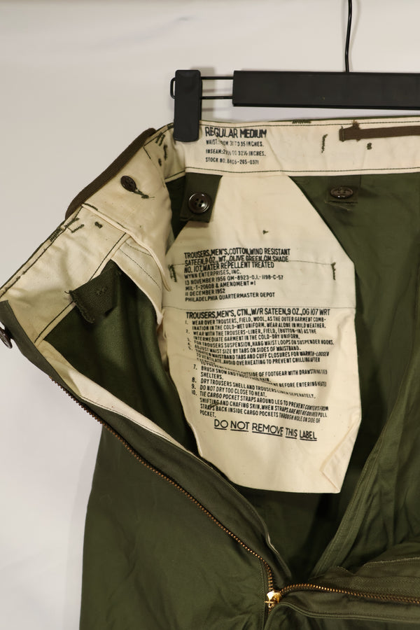 実物 1957年製 M51 コットンフィールドパンツ デッドストック M-R 未使用品