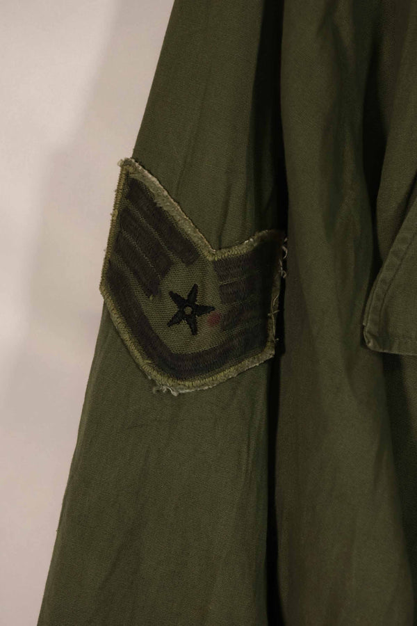 実物 1966年〜67年頃製造 3rd Model ジャングルファティーグ ジャケット M-S 中古品