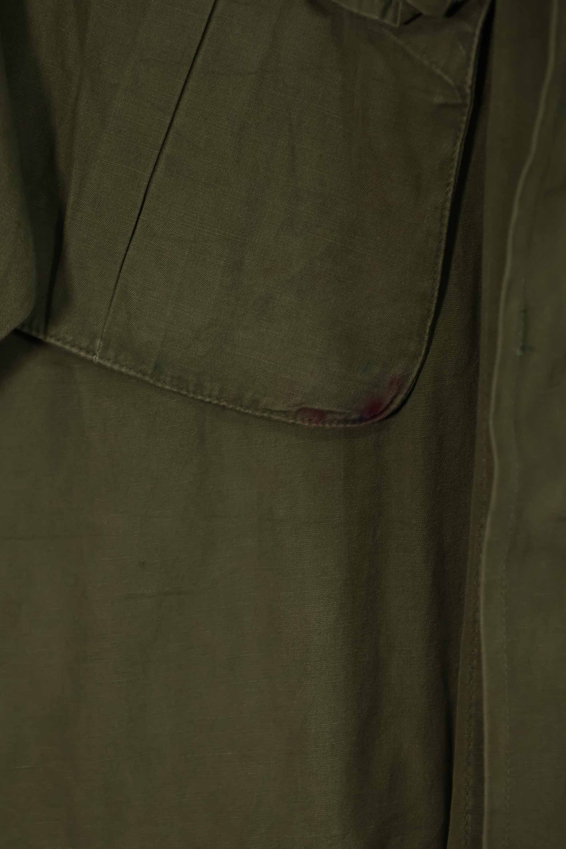 実物 1966年〜67年頃製造 3rd Model ジャングルファティーグ ジャケット M-S 中古品