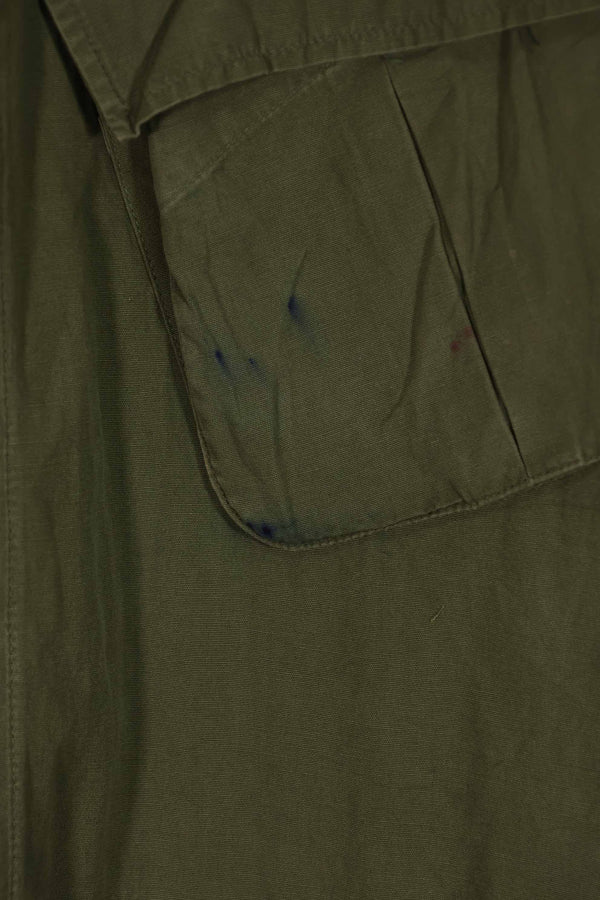 実物 1966年〜67年頃製造 3rd Model ジャングルファティーグ ジャケット M-S 中古品