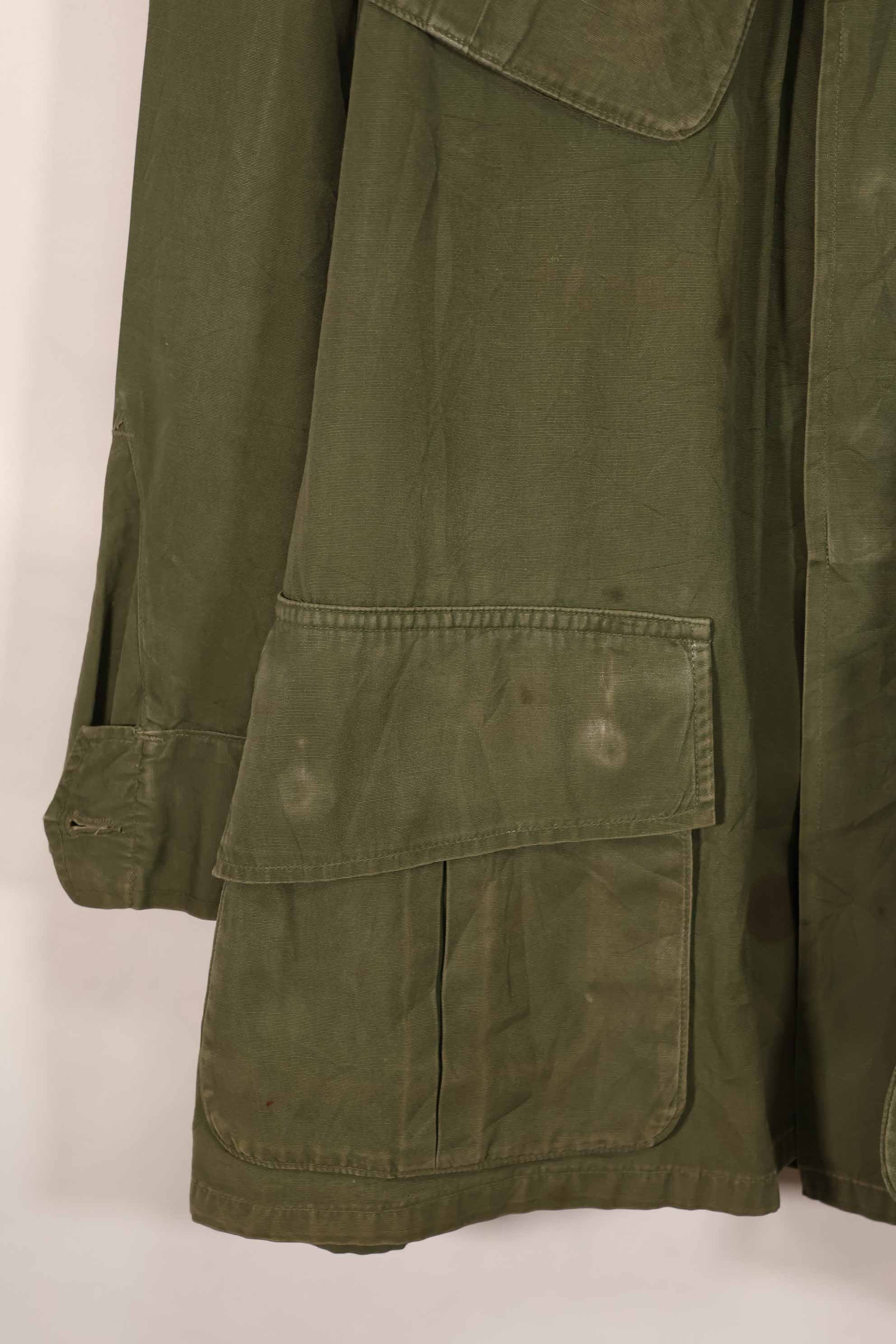 実物 1967年製 3rd Model ジャングルファティーグ ジャケット アメリカ空軍 パッチ付 M-R 中古品