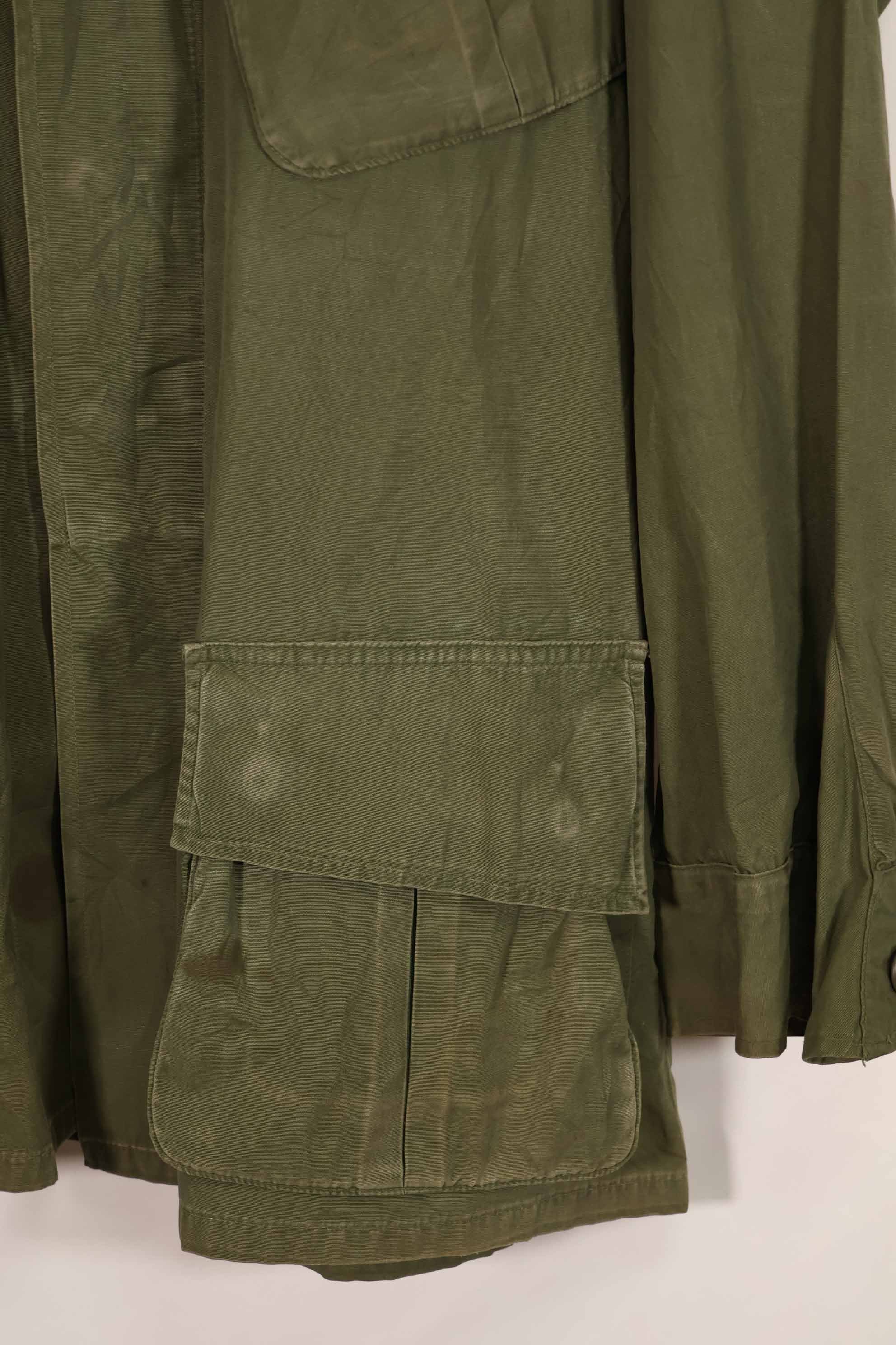 実物 1967年製 3rd Model ジャングルファティーグ ジャケット アメリカ空軍 パッチ付 M-R 中古品