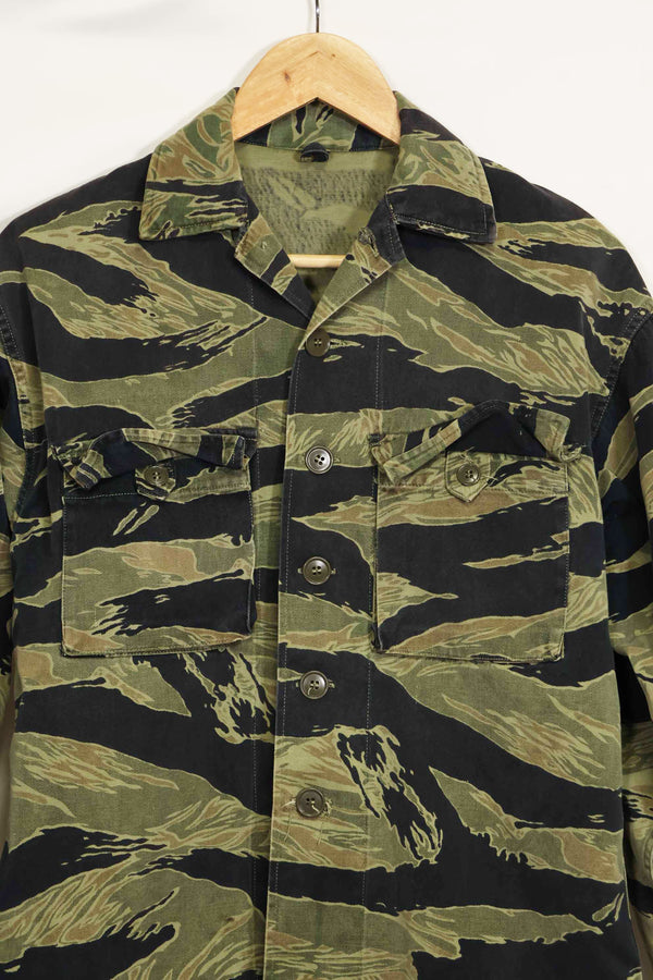 1960年代 ファットタイガー タイガーストライプ シャツ Asian カット 中古品