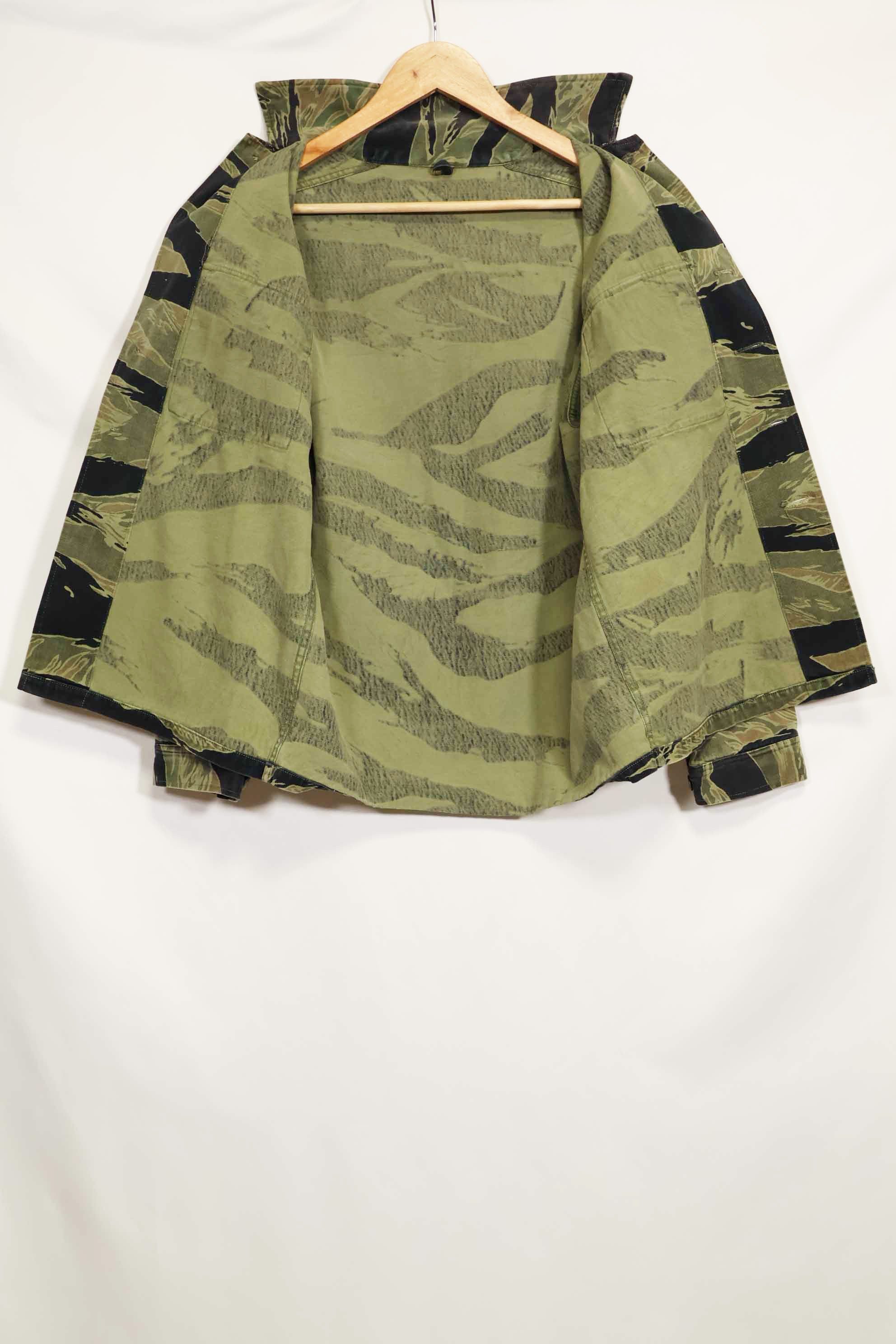 1960年代 ファットタイガー タイガーストライプ シャツ Asian カット 中古品