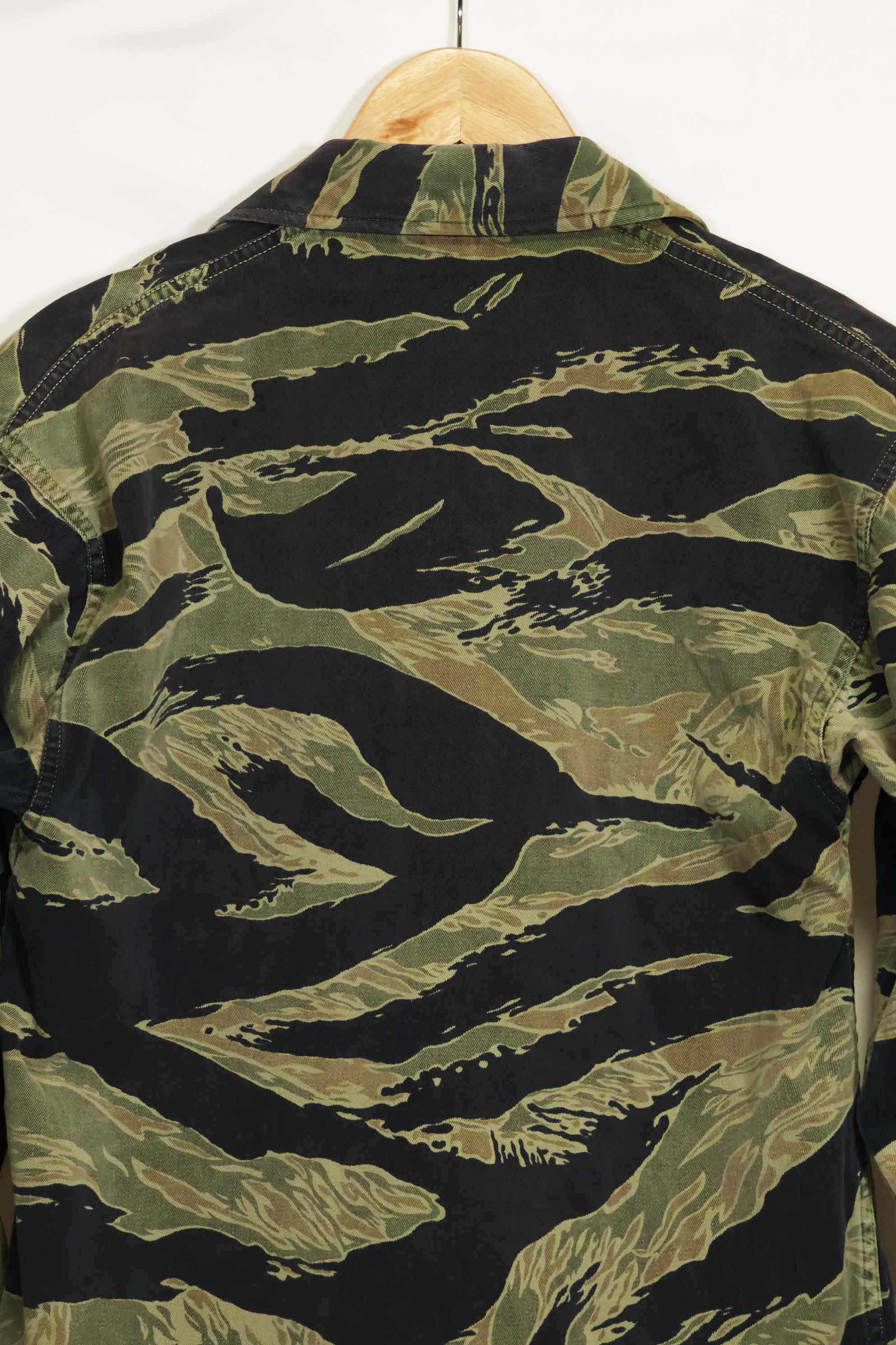 1960年代 ファットタイガー タイガーストライプ シャツ Asian カット 中古品