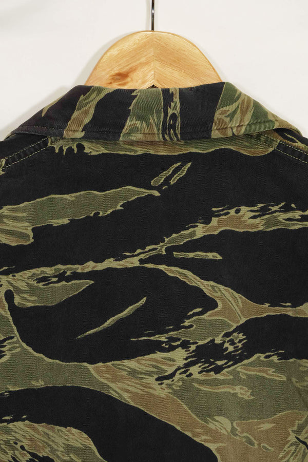 1960年代 ファットタイガー タイガーストライプ シャツ Asian カット 中古品