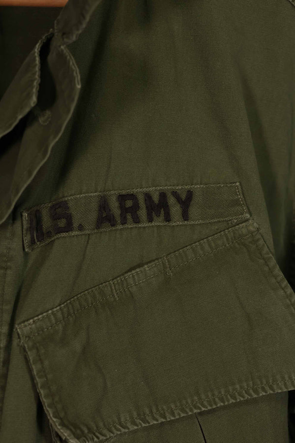 実物 1966年〜67年頃製造 3rd Model ジャングルファティーグ ジャケット 2nd Model折衷型 S-L 中古品