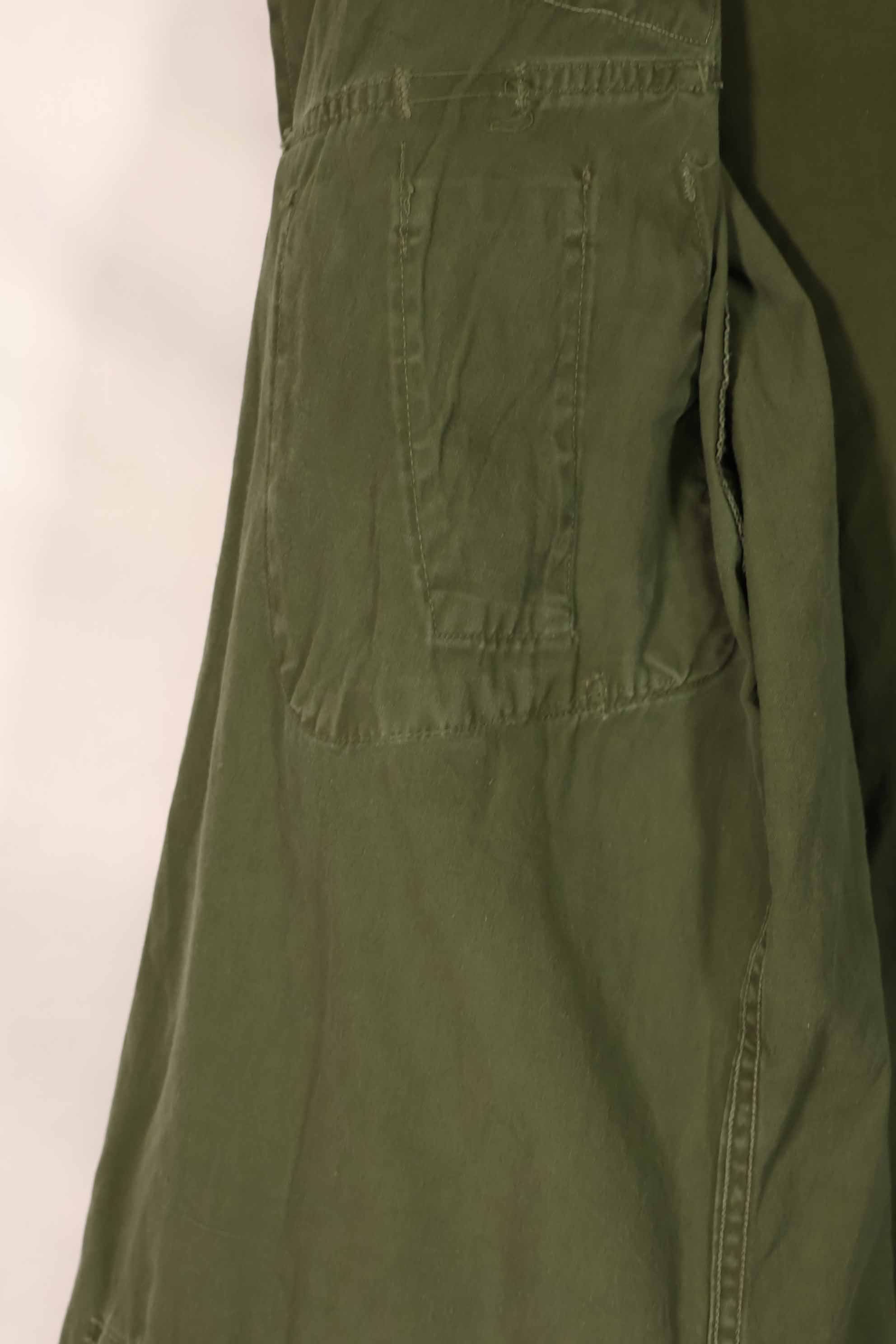 実物 1966年〜67年頃製造 3rd Model ジャングルファティーグ ジャケット 2nd Model折衷型 S-L 中古品