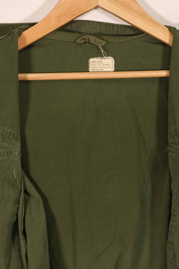 実物 1966年〜67年頃製造 3rd Model ジャングルファティーグ ジャケット 2nd Model折衷型 S-L 中古品