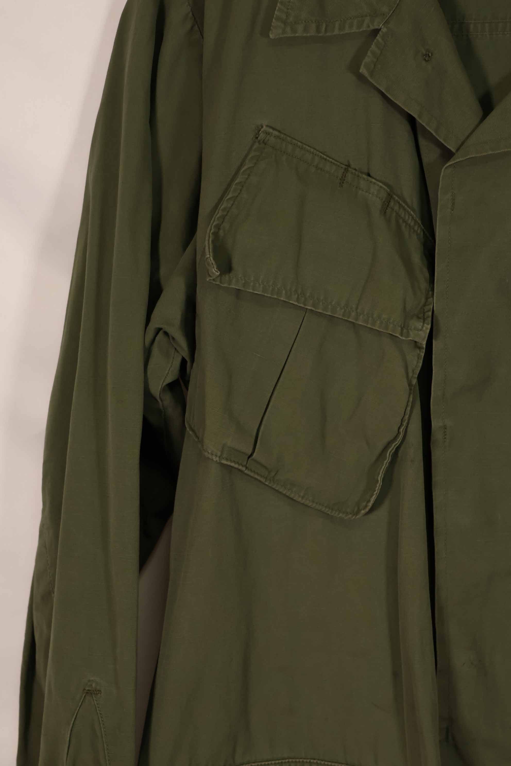 実物 1967年製 3rd Model ジャングルファティーグ ジャケット M-R 背中パッチ跡あり 中古品