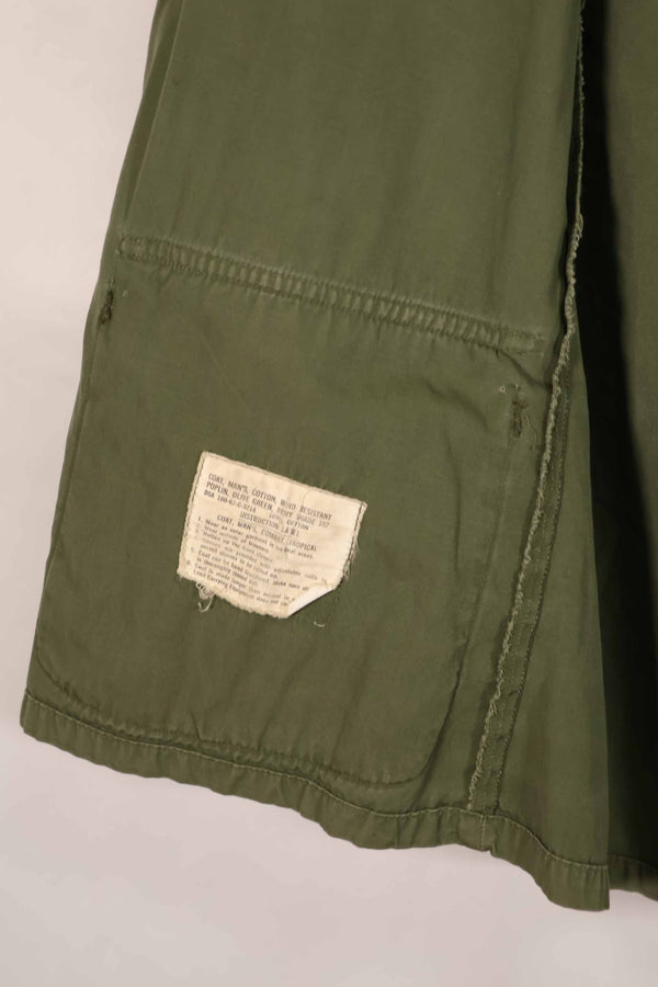 実物 1967年製 3rd Model ジャングルファティーグ ジャケット M-R 背中パッチ跡あり 中古品
