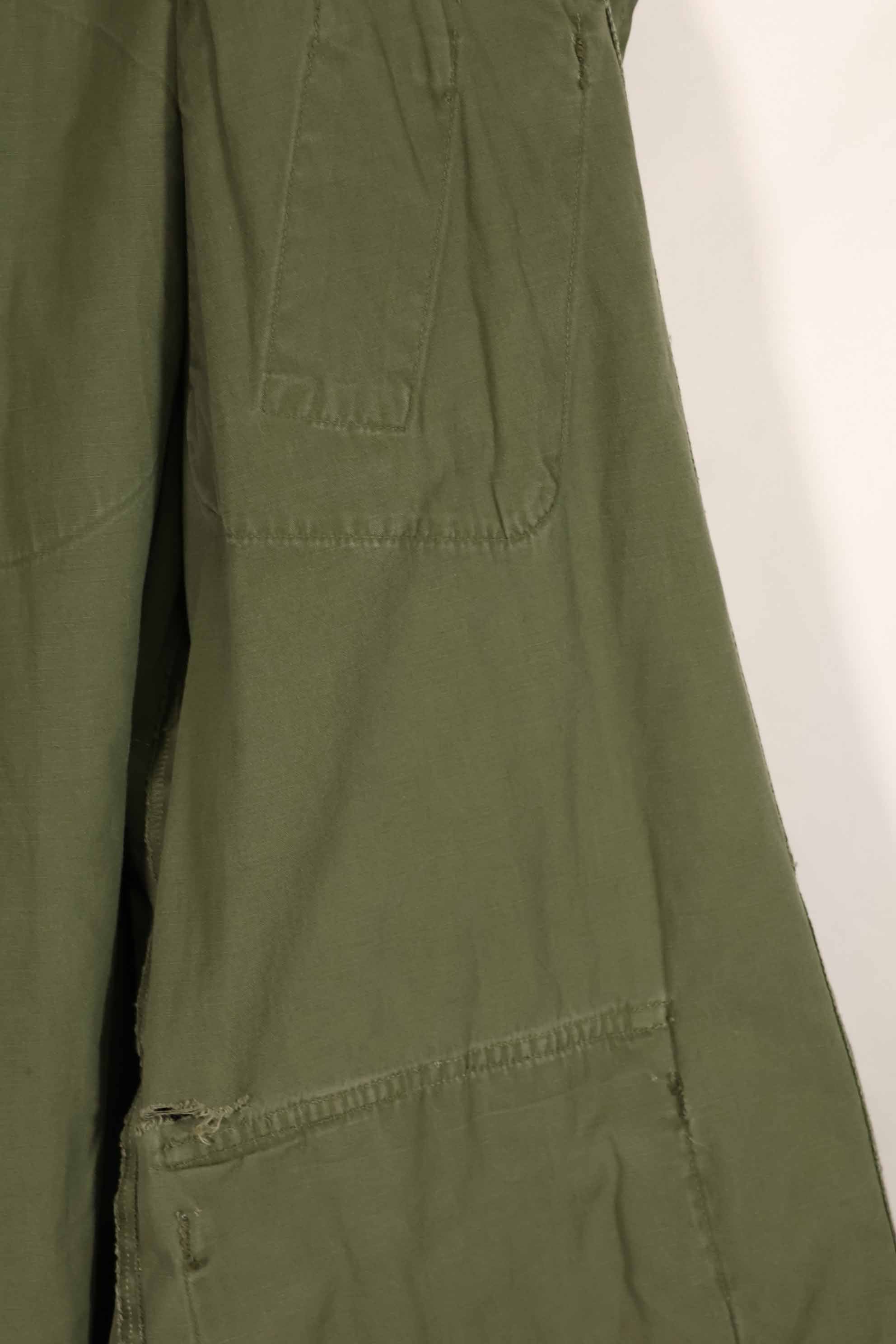 実物 1967年製 3rd Model ジャングルファティーグ ジャケット M-R 背中パッチ跡あり 中古品
