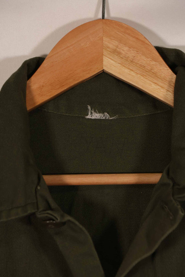 実物 1960年代初頭製 アメリカ軍 OG-107 ユーティリティシャツ サイズタグなし 中古品 C